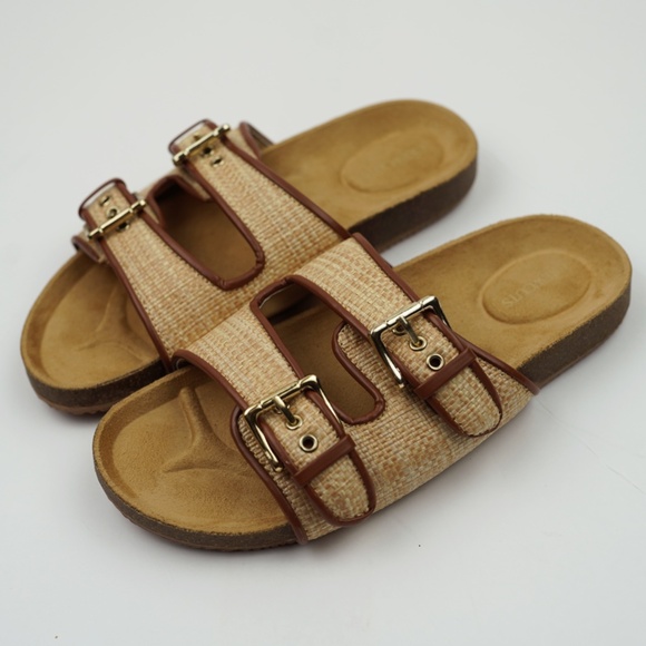 New CREWCUTS JCREW Girls Size 2 K2 Colbie wide-strap sandal Weathered Sand $65 - Picture 4 of 5